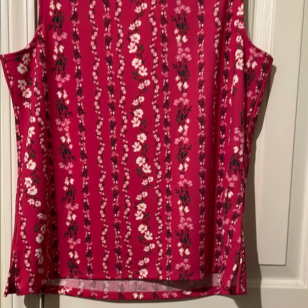 Isaac Mizrahi Pink Sleeveless Tank Top - Picture 8 of 9